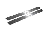 Volkswagen Jetta VII 2019+ entry guards in stainless steel with Jetta logo