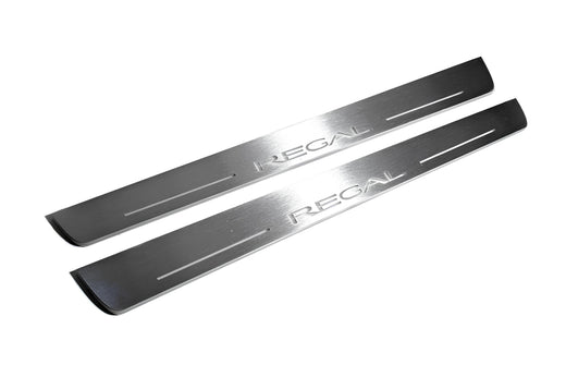 Buick Regal V 2008+ Stainless Steel LED Door Sills – Regal Logo