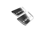 Honda HR-V III 2021+ entry guards in stainless steel with HR-V logo