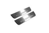 stainless steel door sill plates for Hyundai Elantra V (MD) 2011+ with Elantra logo