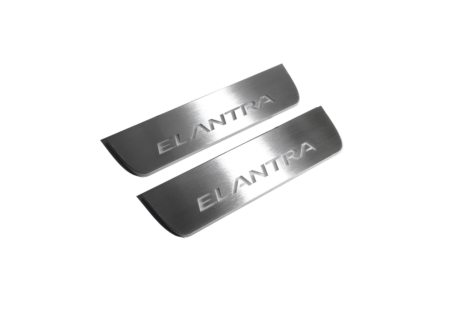 stainless steel door sill plates for Hyundai Elantra V (MD) 2011+ with Elantra logo