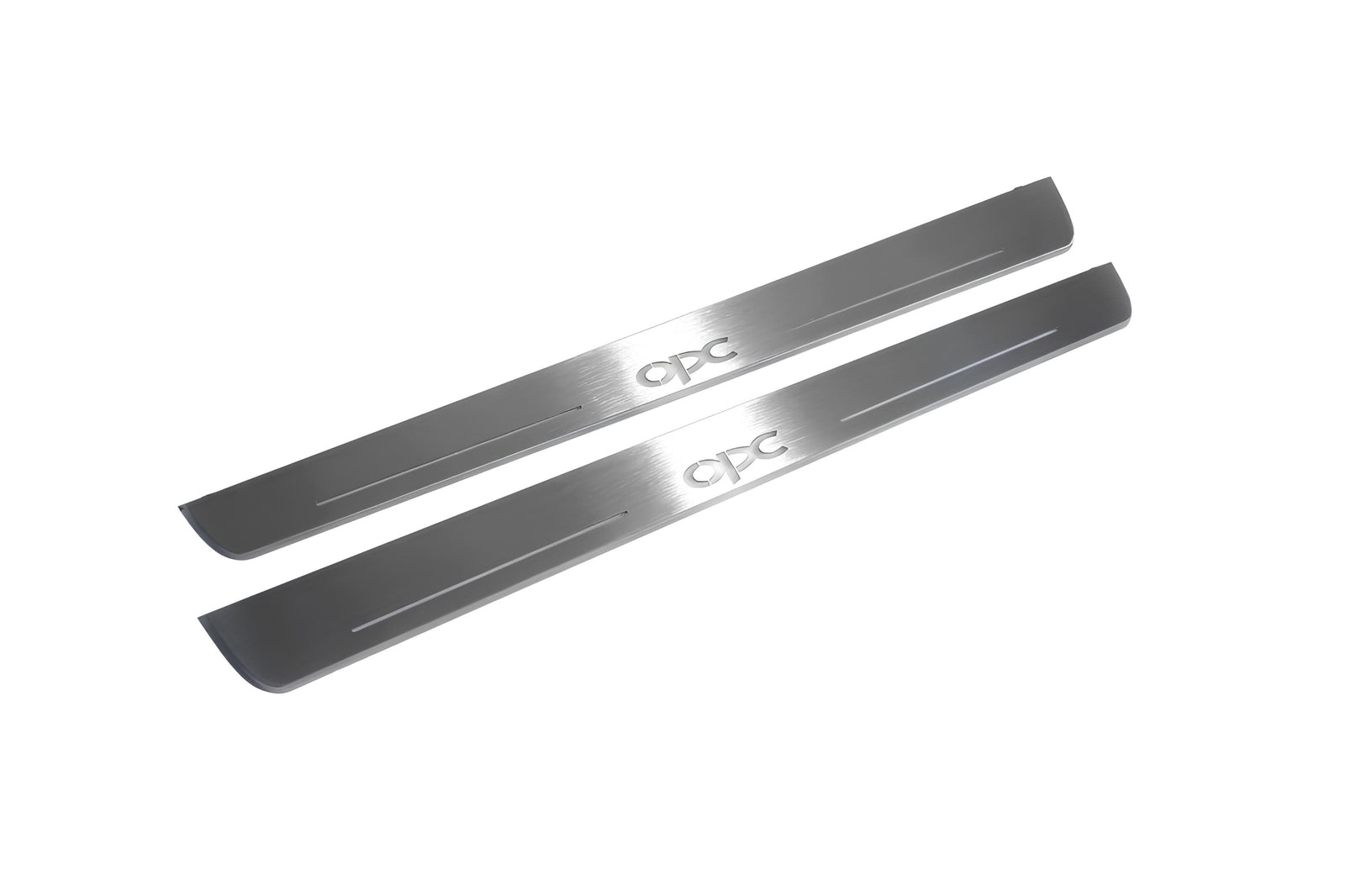 LED door sill plates for Opel Insignia I G09 2008+ stainless steel with OPC logo