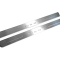Illuminated LED Door Sill Tread Plates Volkswagen T-Roc 2017+ With T-Roc Logo Volkswagen Led Door Sills opdesign