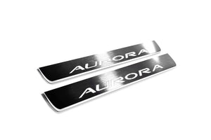 Oldsmobile Aurora I 1995-1999 LED Door Sills LED Door Sills Illuminated Scuff Aurora Logo Stainless Steel Entry Guards Door S