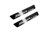stainless steel LED door sill plates with BMW X6 G06 2019+ with Sport Line logo