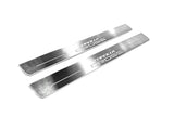 Toyota Corolla Cross Stainless LED Door Sills – Corolla Cross Logo