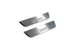 LED door sill plates stainless steel GMC Terrain II C1 2018+ with GMC DENALI logo