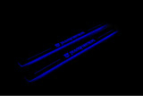 Chevrolet Camaro V E37 2009+ stainless steel LED door sill plates with Transformers logo