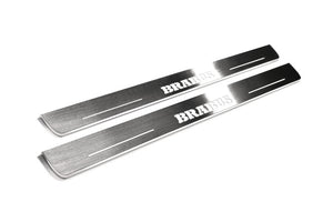 Mercedes-Benz GLS I X166 2015+ Stainless Steel LED Door Sills – Brabus
