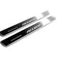 Illuminated LED Door Sill Tread Plates Hyundai Accent 2006-2011 With Accent Logo Hyundai Led Door Sills opdesign