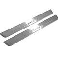 Illuminated LED Door Sill Tread Plates Ford Edge II 2015+ With ММММ Logo Ford Led Door Sills opdesign