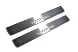 Dodge Durango III 2011+ stainless steel LED door sill plates with MOPAR logo