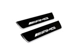 Mercedes GLE II W167 W167 2019+ stainless steel LED door sill plates with AMG logo