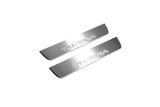 Toyota Tundra II XK50 2007+ LED door sill plates with Tundra logo