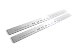 Ford Mustang V S197 2005+ stainless steel LED door sill plates with Mustang logo