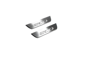 Illuminated LED Door Sill Tread Plates Chrysler 200 II 2015-2017 With 200 Logo Chrysler Led Door Sills opdesign