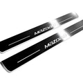 Illuminated LED Door Sill Tread Plates Mazda 6 III 2012-2024 With Mazda 6 Logo Mazda Led Door Sills opdesign