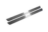 LED door sill plates stainless steel Smart Fortwo III 2014+ with Smart logo