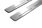 Mercedes E W211 2002+ LED door sill plates with AMG logo