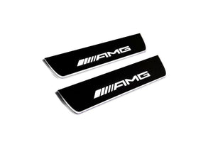 Mercedes-Benz S-Class W222 2013+ Stainless Steel LED Door Sills – AMG