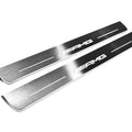 Mercedes G-Class W464 2018+ LED Door Sills Illuminated Scuff AMG Logo Stainless Steel Entry Guards Door Sills opdesign