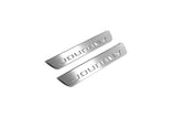 LED door sill plates Dodge Journey 2009+ stainless steel with Journey logo