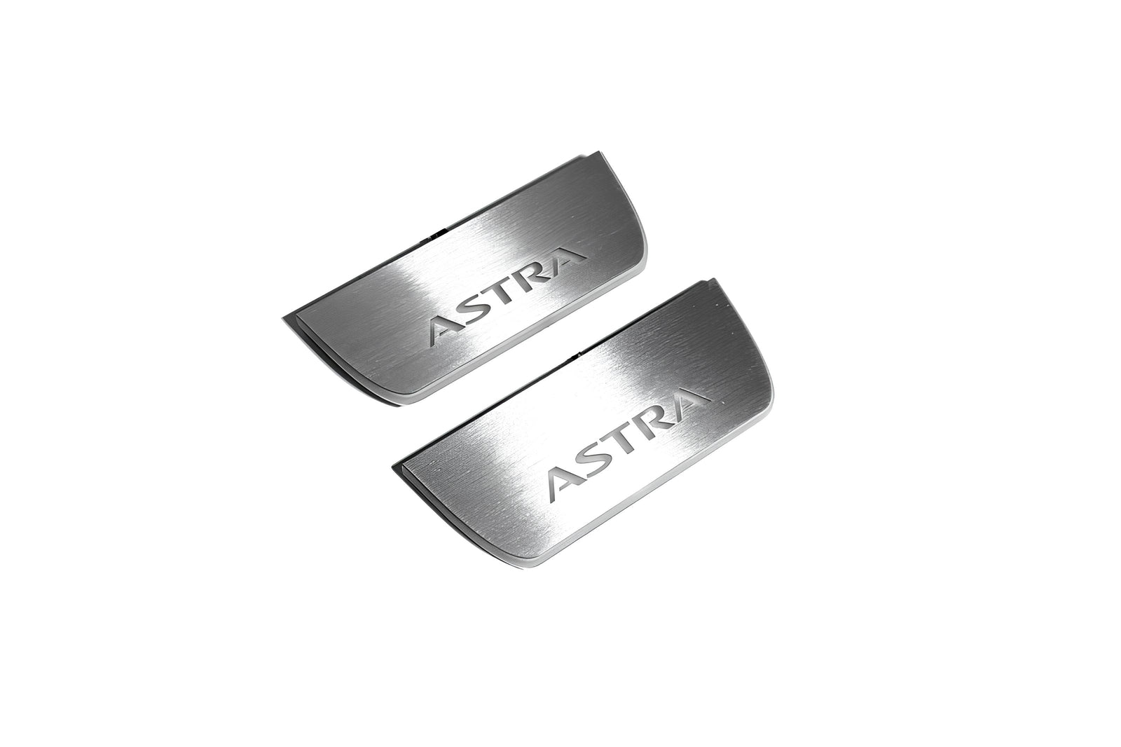 LED door sill plates stainless steel Opel Astra J 2009+ with Astra logo