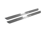 stainless steel LED door sill plates for Cadillac Escalade IV 2014+ with Escalade logo