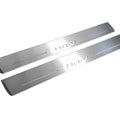 Illuminated LED Door Sill Tread Plates Honda HR-V II 2013-2022 With HR-V Logo Honda Led Door Sills opdesign