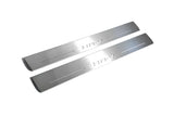 Honda HR-V II 2013+ door sill plates in stainless steel with HR-V logo