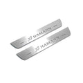 Illuminated LED Door Sill Tread Plates BMW X6 F16 2015-2019 With HAMANN Logo BMW Led Door Sills opdesign