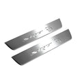Illuminated LED Door Sill Tread Plates Chrysler 300C II 2011+ With SRT Logo Chrysler Led Door Sills opdesign