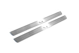 LED door sill plates stainless steel Audi A4 B8 2007+ with A4 logo