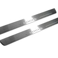 Illuminated LED Door Sill Tread Plates Ford Focus II 2004-2011 With Focus Logo Ford Led Door Sills opdesign
