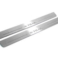 Illuminated LED Door Sill Tread Plates Nissan X-Trail T32 2014+ With X-Trail Logo Nissan Led Door Sills opdesign