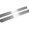 Illuminated LED Door Sill Tread Plates Jeep Cherokee KL 2014-2023 With Jeep Logo Jeep Led Door Sills opdesign