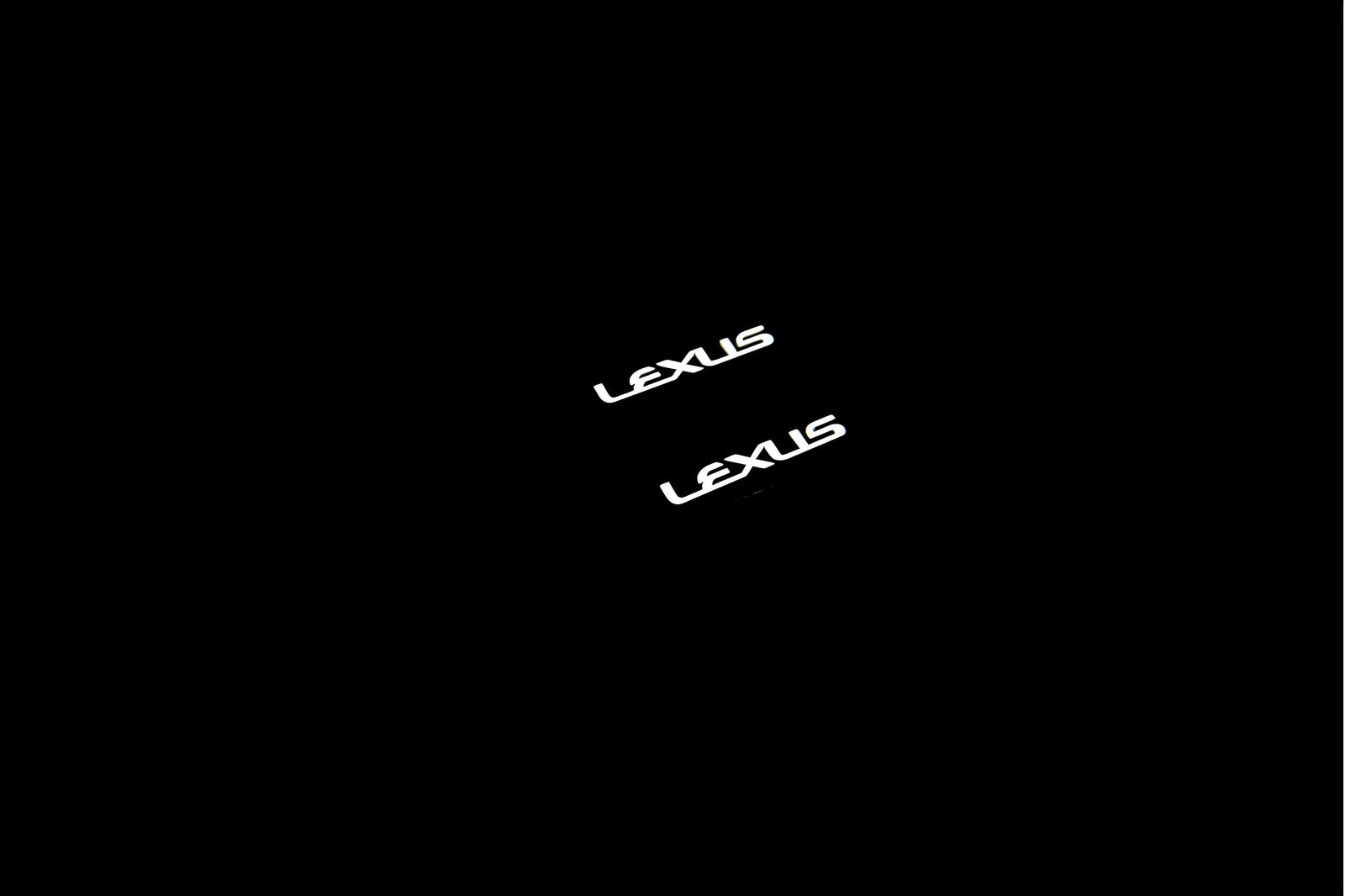 stainless steel door sill plates for Lexus GX I 2002+ with Lexus logo