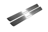 Vauxhall Astra VI 2009+ stainless steel illuminated entry guards with Astra logo