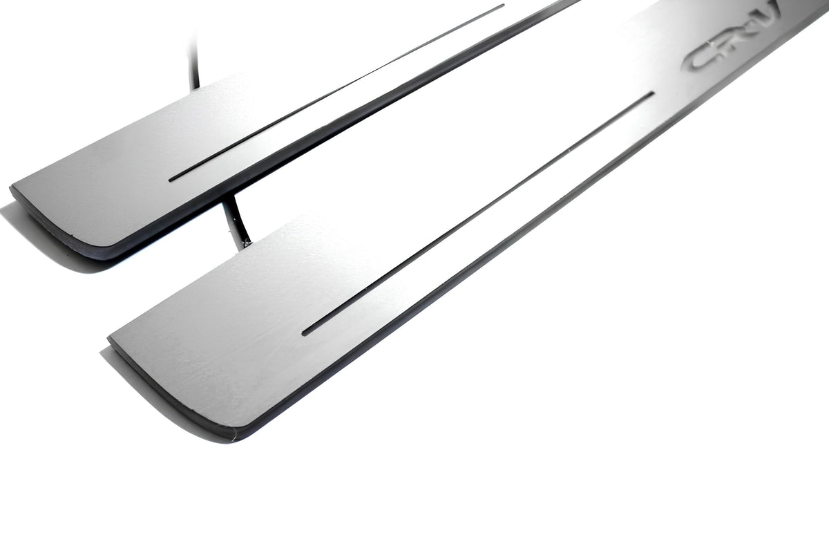 stainless steel door sill plates for Honda CR-V III 2007+ with CR-V logo