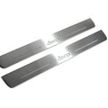 Illuminated LED Door Sill Tread Plates Jeep Grand Cherokee IV 2010-2021 With Jeep Logo Jeep Led Door Sills opdesign