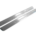 Illuminated LED Door Sill Tread Plates Range Rover III 2002-2012 With Supercharged Logo Range Rover Led Door Sills opdesign