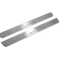 Illuminated LED Door Sill Tread Plates Lexus RX IV 2015-2023 With Lexus Logo Lexus Led Door Sills opdesign