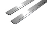 Lexus ES VI XV60 2012+ LED door sill plates in stainless steel with Lexus logo