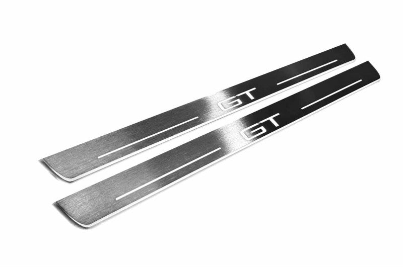 LED door sill plates for Ford Mach-E 2020+ with GT logo