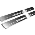 Mercedes G-Class W464 2018+ LED Door Sills Illuminated Scuff Brabus G800 Logo Stainless Steel Entry Guards Door Sills Decoin