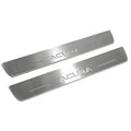 Illuminated LED Door Sill Tread Plates Acura MDX III 2013-2021 With Acura Logo Acura Led Door Sills opdesign