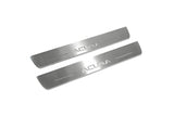 LED door sill plates for Acura TLX II 2020+ stainless steel with Acura logo