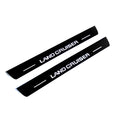 Illuminated LED Door Sill Tread Plates Toyota Prado 250 2023+ With Land Cruiser Logo Toyota Led Door Sills opdesign