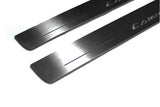 LED door sill plates Toyota Camry V50 2012+ stainless steel with Camry logo