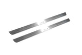 Subaru XV I 2011+ illuminated entry guards in stainless steel with XV logo